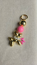 Delux Balloon Dog Charm "Golden Glamour"