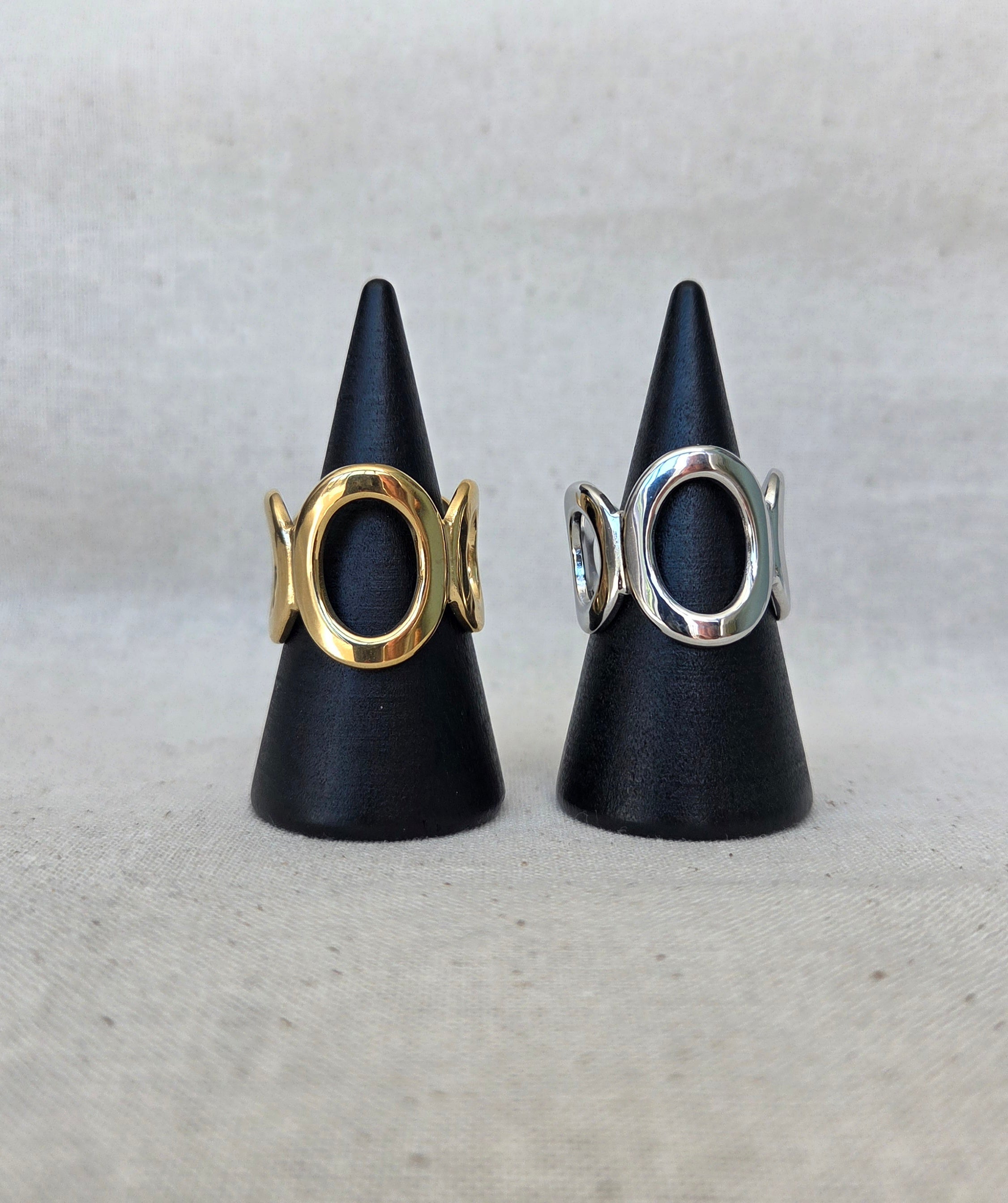 Bold Oval Statement Ring
