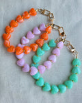 Heart Charm Chain "Candy Hearts" - luxe tas- & telefoonketting