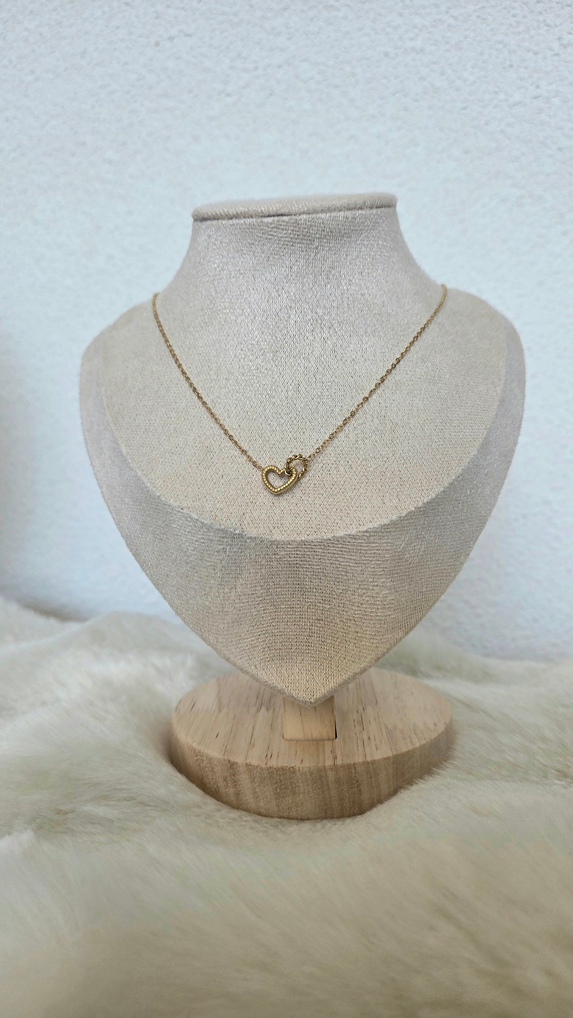 Circle of Love Necklace - goud- en zilverkleurig