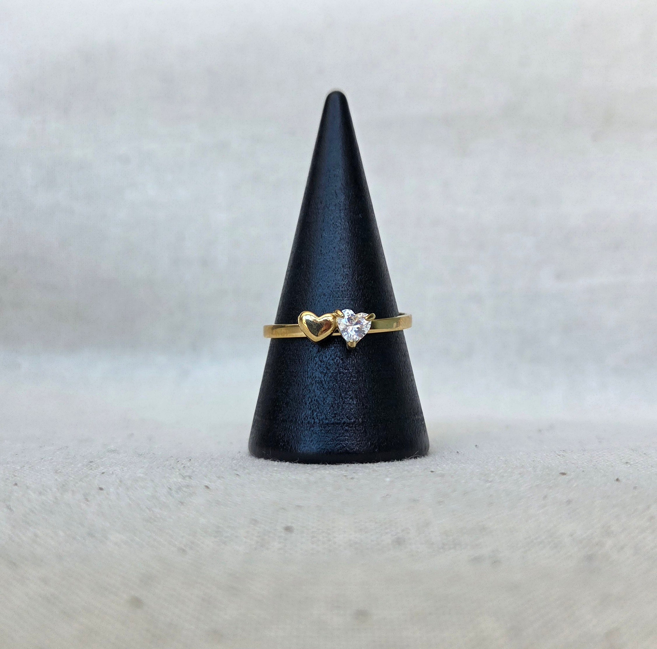 Sparkling Heart Ring