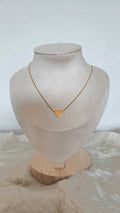Snake Chain Ketting met Hartje van Goud
