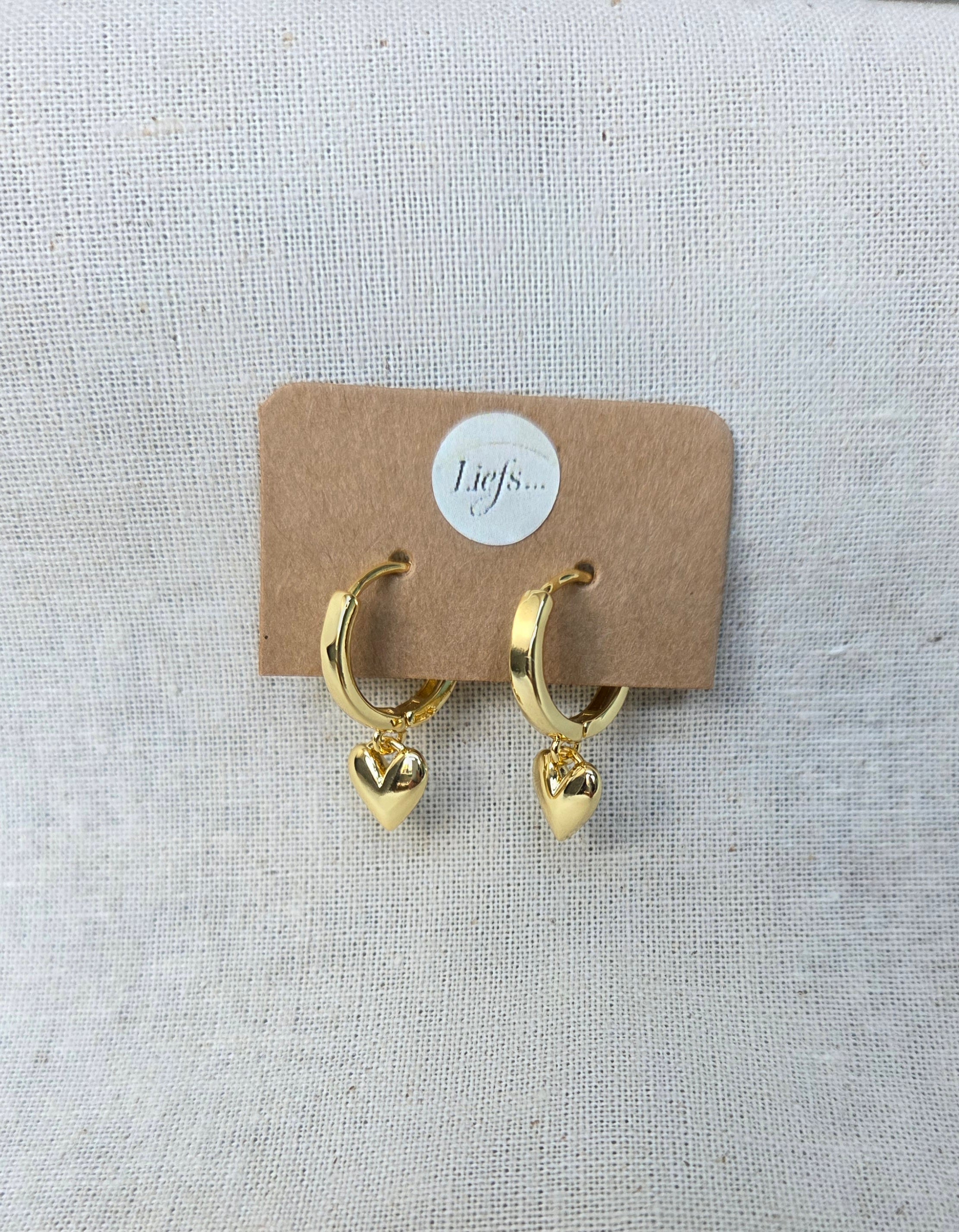 Oorbellen - "Sweetheart" Hoops