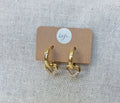 Oorbellen - "Sparkling Heart" Hoops