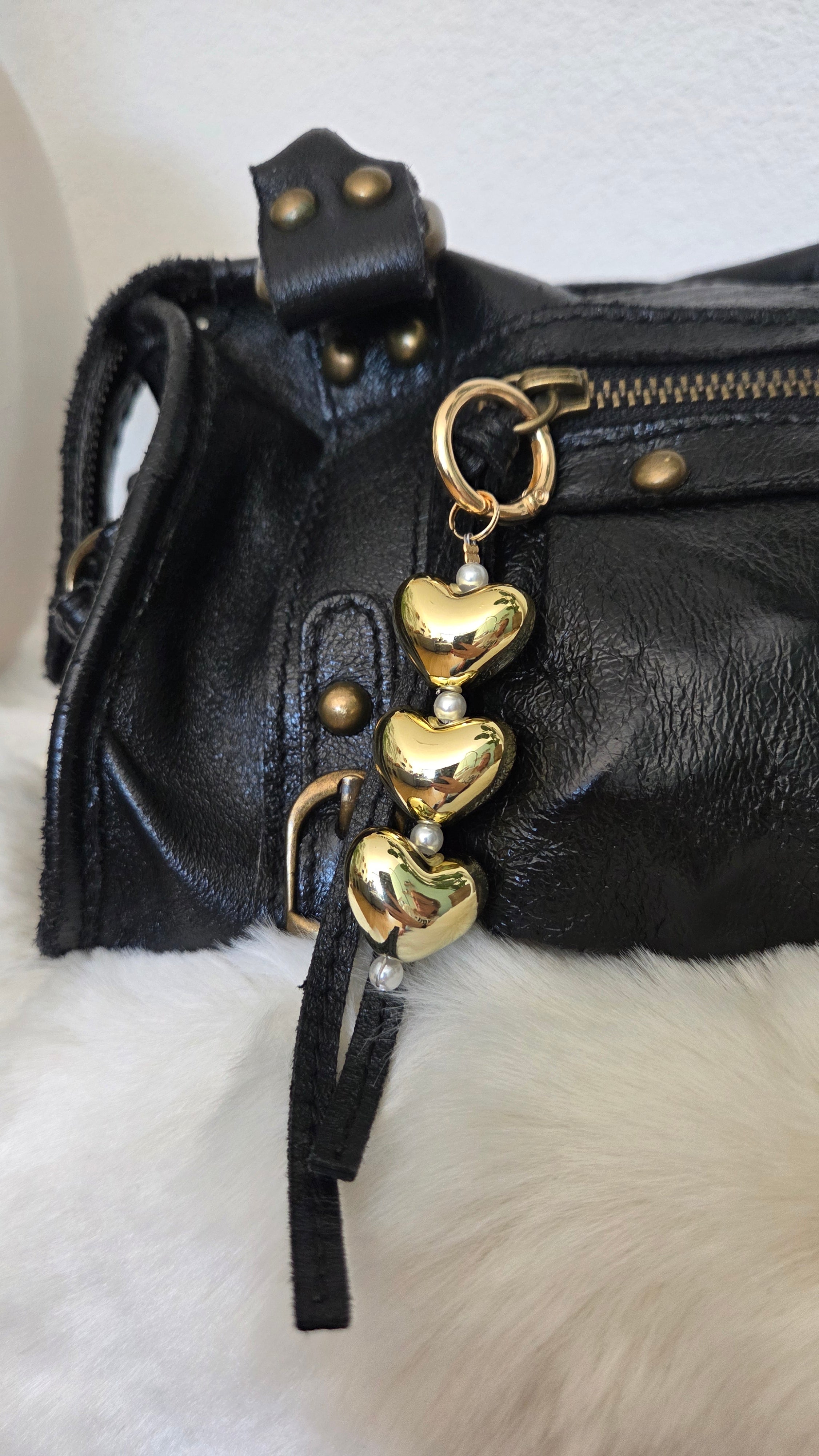 Golden Heart & Pearl Tashanger