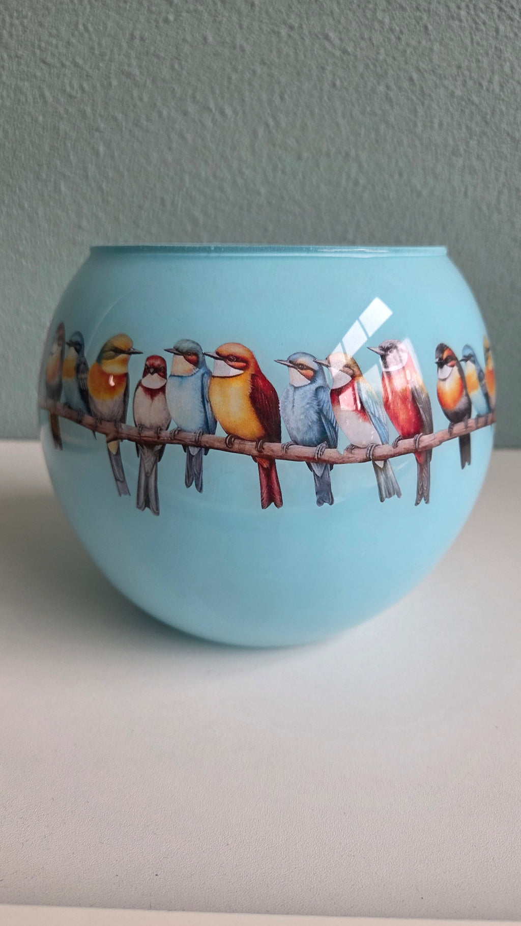 Vaas " Vogelparade"