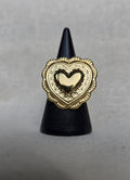Ring "Vintage Heart" - Goudkleurige Statement Ring