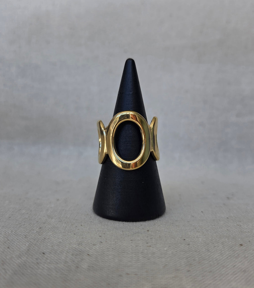 Bold Oval Statement Ring