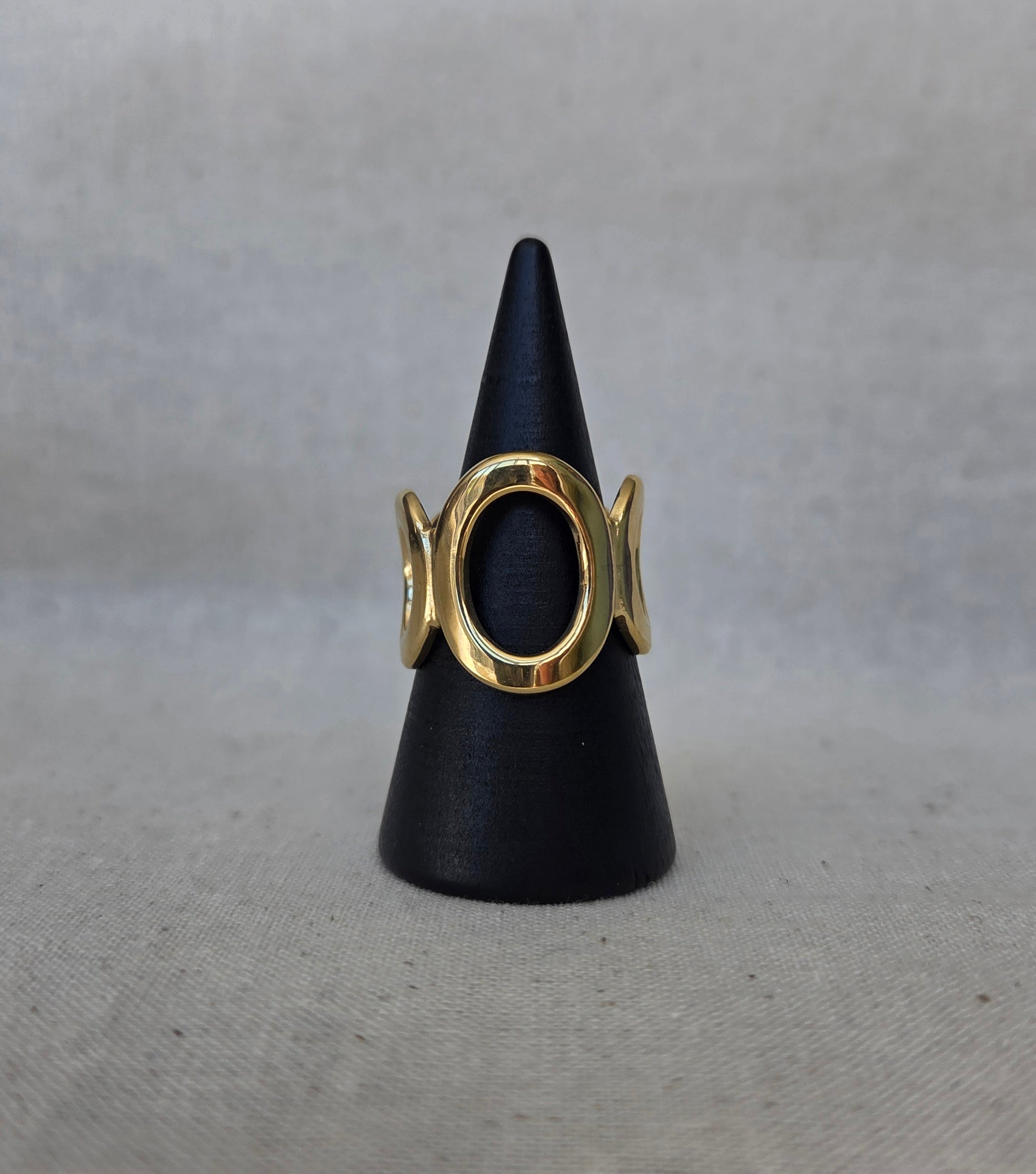 Bold Oval Statement Ring