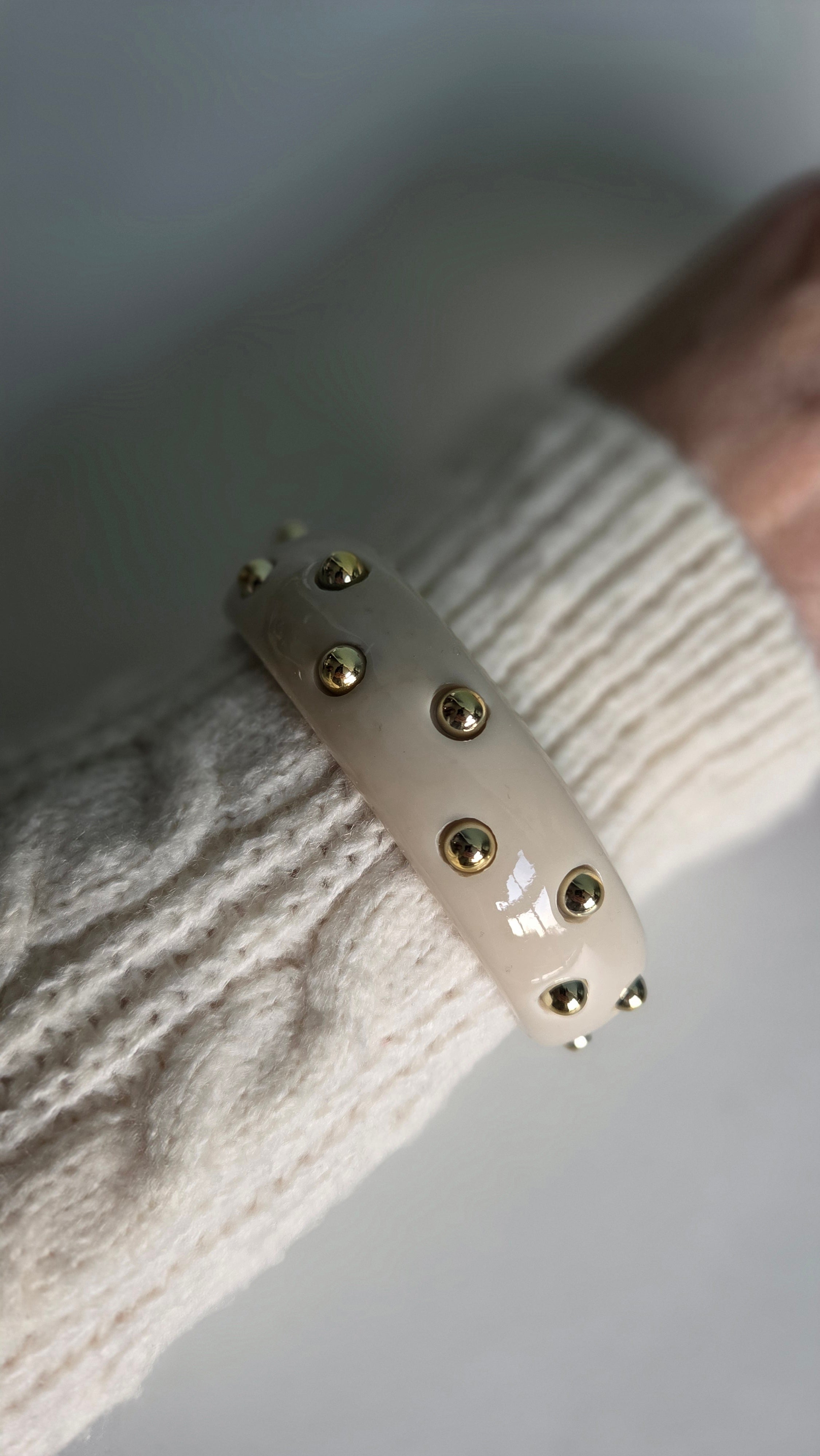 Armband "Retro Glam Bangle" – Studded of Wave