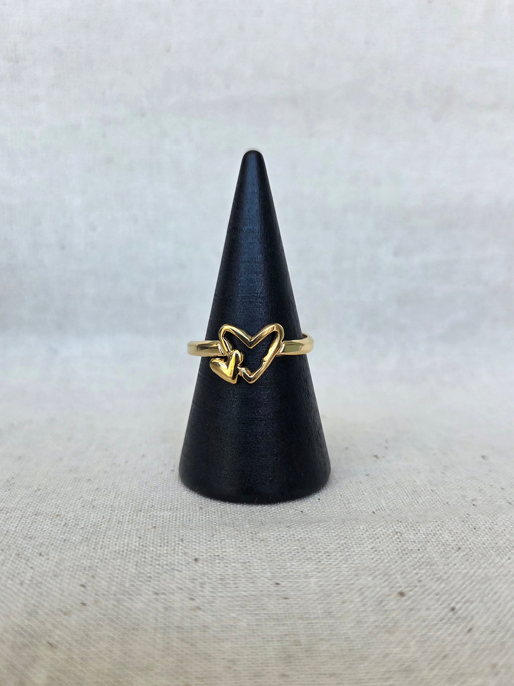 Double Heart Ring