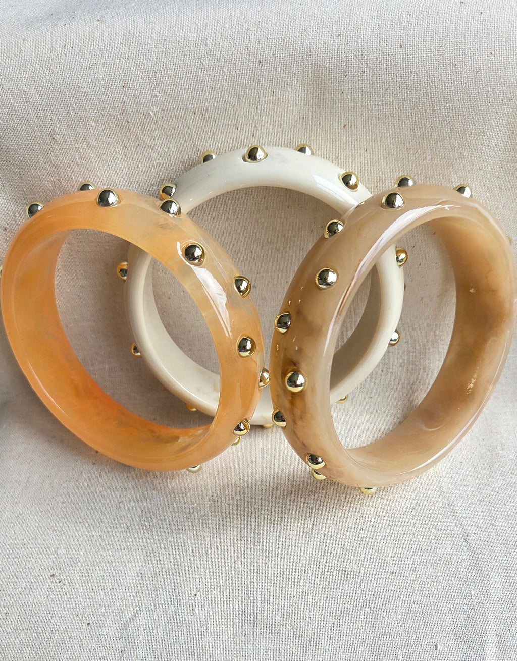 Armband "Retro Glam Bangle" – Studded of Wave