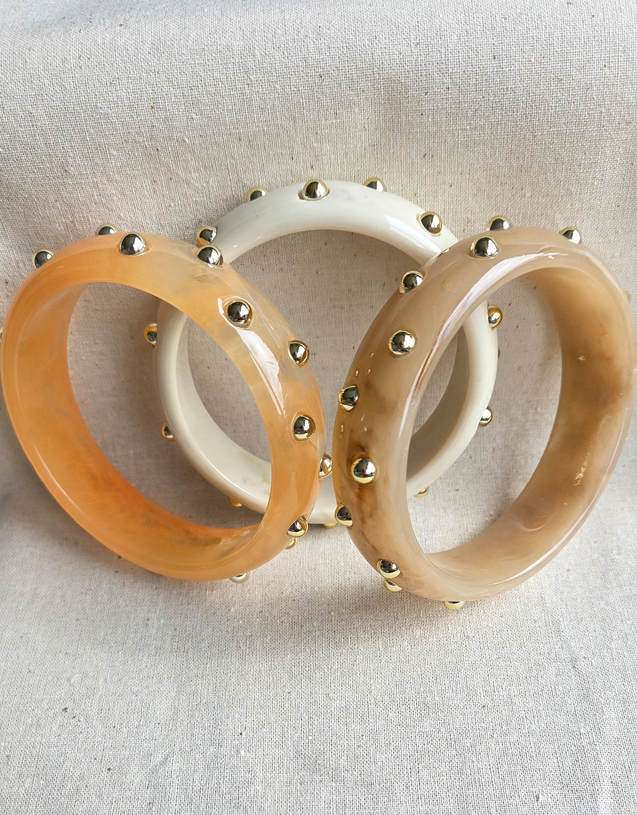 Armband "Retro Glam Bangle" – Studded of Wave